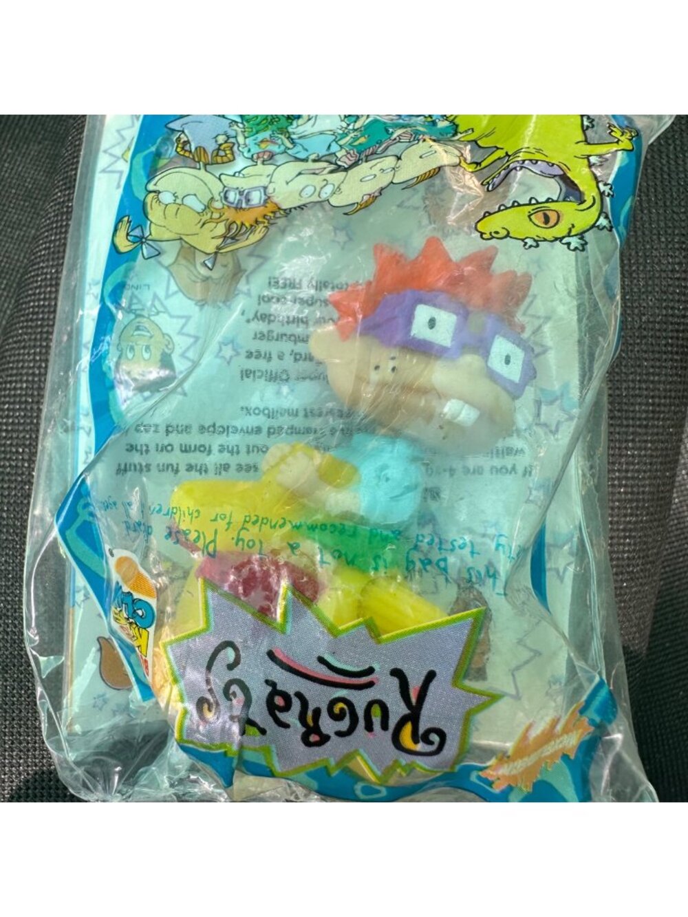 Vintage 1998 Burger King Kids Meal Rugrats Movie Chuckie Windup Toy NIP
